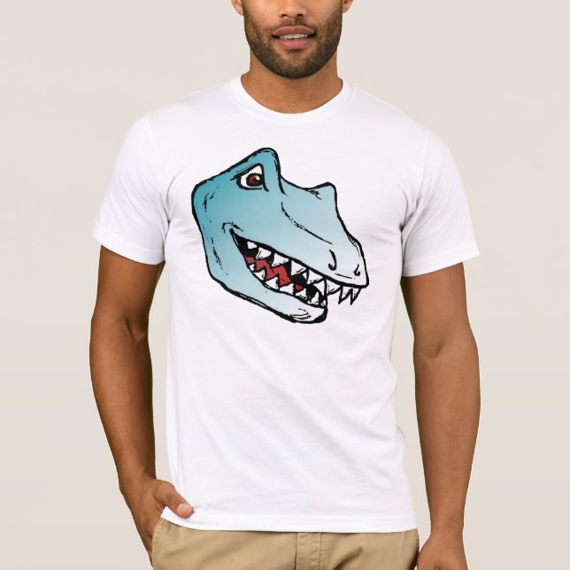 T-shirt Bleu de Dinosorio (Devant)