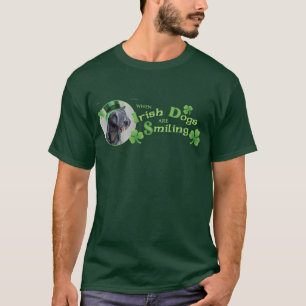 T-shirt Bleu de Kerry du jour de St Patrick Terrier