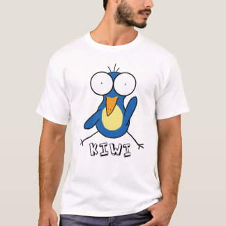 T-shirt bleu de kiwi
