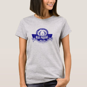 T-shirt bleu de logo de Phoenix