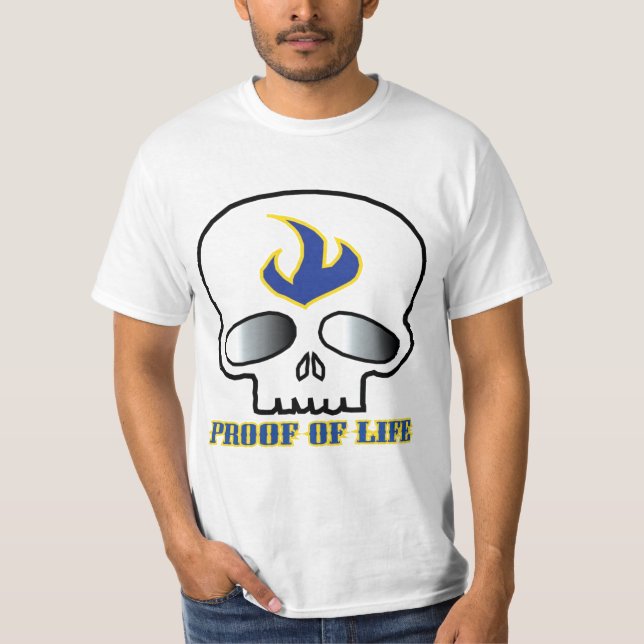 T-SHIRT BLEU DE LOGO DE POL (Devant)