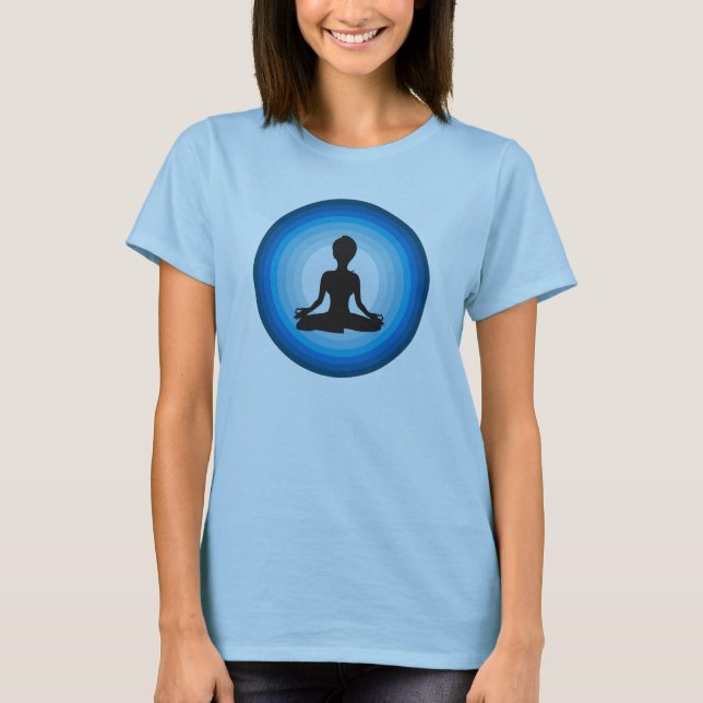 T-shirt Bleu de Lotus (Devant)