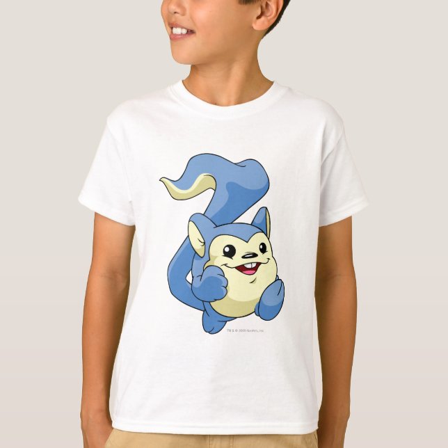 T-shirt Bleu de Meerca (Devant)