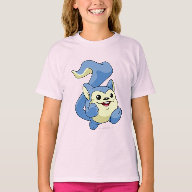 T-shirt Bleu de Meerca (Devant)