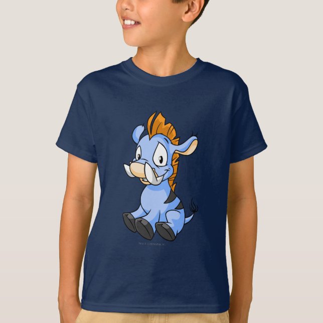 T-shirt Bleu de Moehog (Devant)