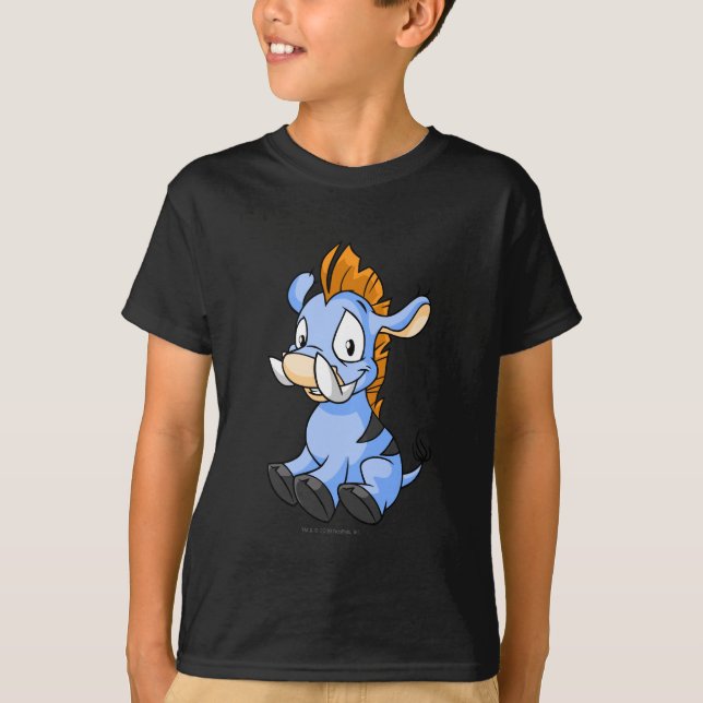 T-shirt Bleu de Moehog (Devant)