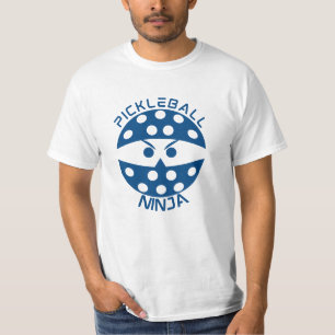T-shirt Bleu de Pickleball Ninja