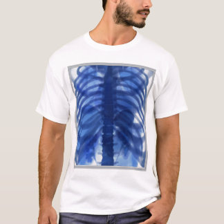 T-shirt Bleu de rayon X