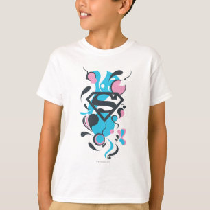T-shirt Bleu d'éclaboussure de couleur