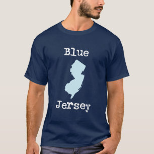 T-shirt bleu d'obscurité du Jersey