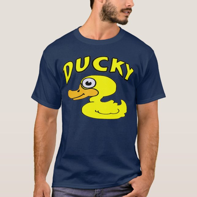 T-shirt Bleu Ducky (Devant)