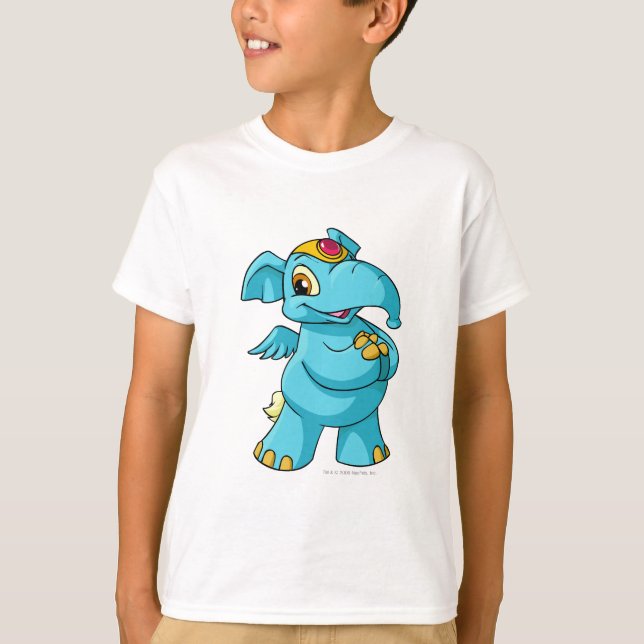 T-shirt Bleu éléphante (Devant)