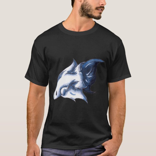 T-shirt Bleu fantomatique (Devant)
