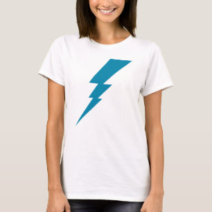 T-shirt bleu Flash Lightning Bolt