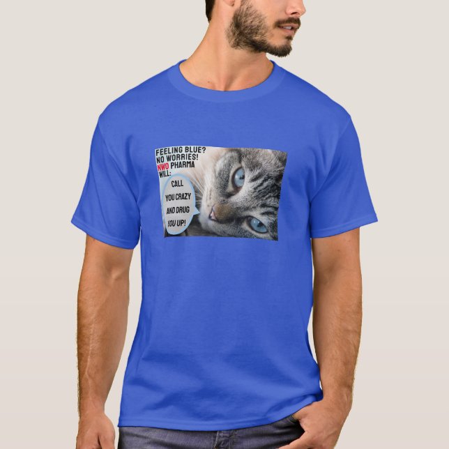 T-shirt bleu (foncé) (Devant)
