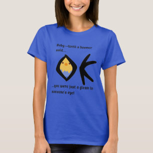 T-shirt bleu 'Gleam in Eye'
