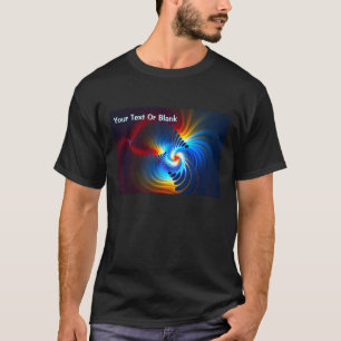 T-shirt Bleu gravitationnel