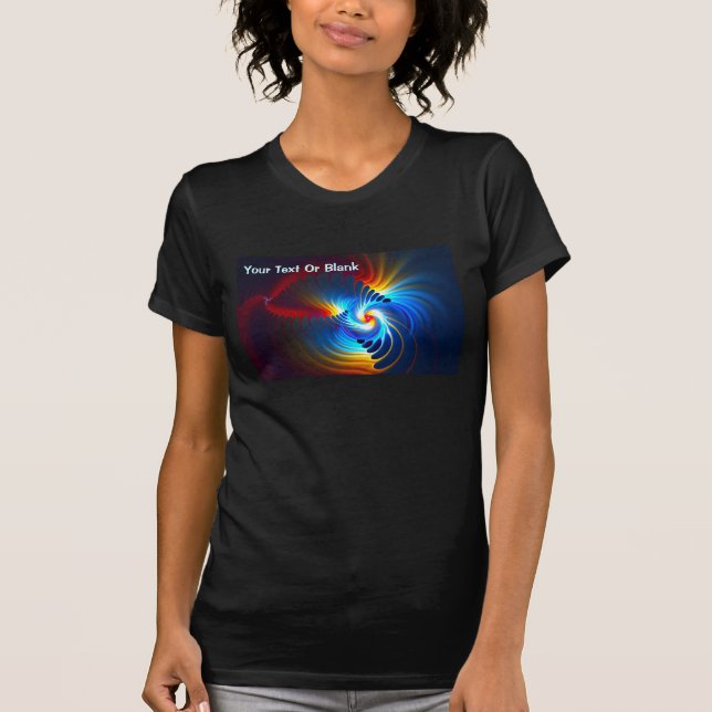 T-shirt Bleu gravitationnel (Devant)