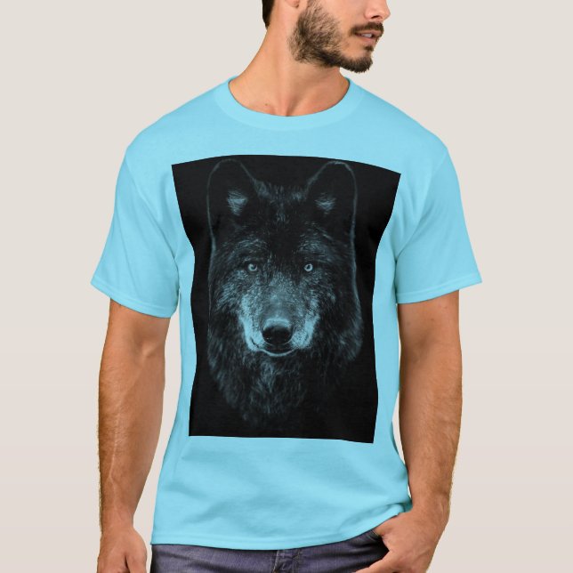T-shirt bleu homme (Devant)