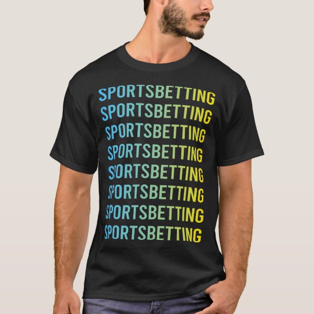T-shirt Bleu Jaune Pari Sport (Devant)