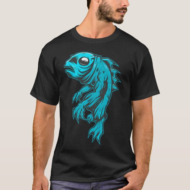 T-shirt Bleu Lagune (Devant)