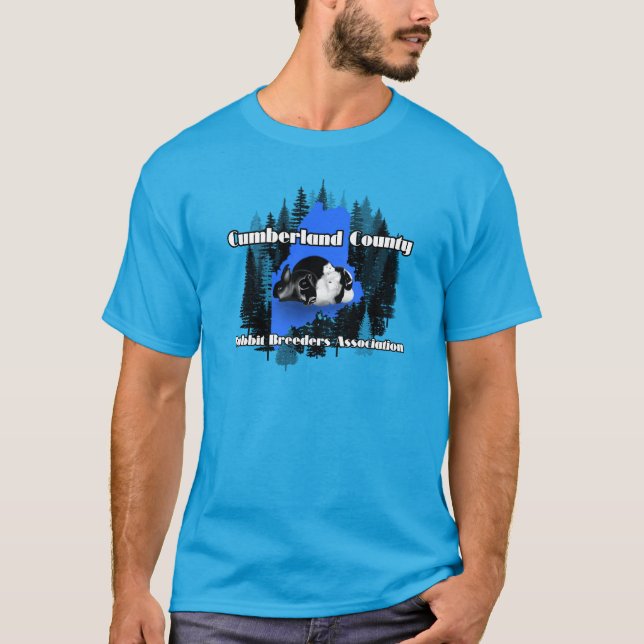 T-Shirt Bleu Maine (Devant)