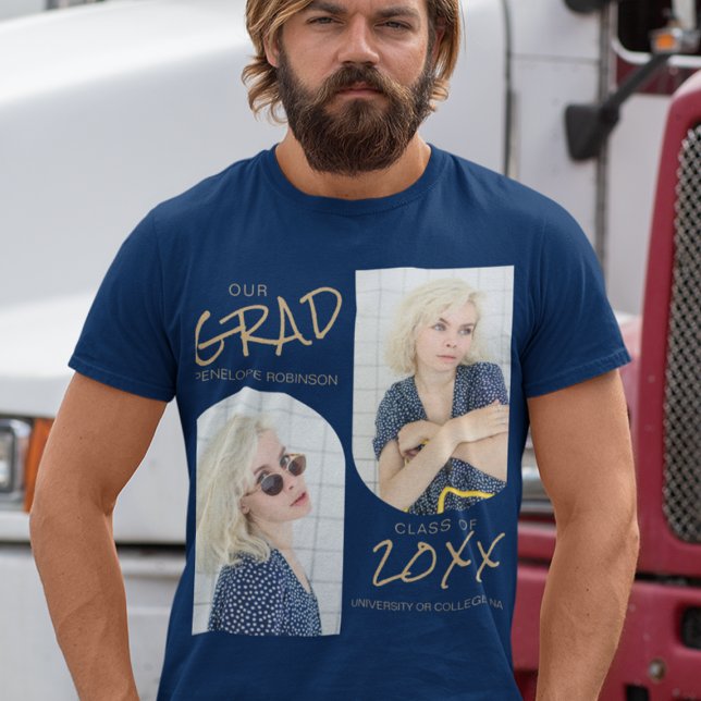 T-shirt Bleu marine 2 Photo arches Graduation (Créateur téléchargé)
