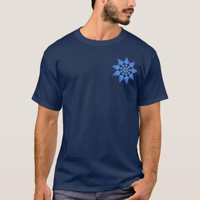 T-shirt Bleu marine neuf (Devant)