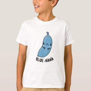 T-shirt Bleu nana Funny Banana Pun