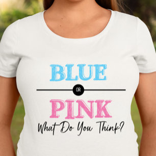T-shirt bleu ou rose, Révélation de genre