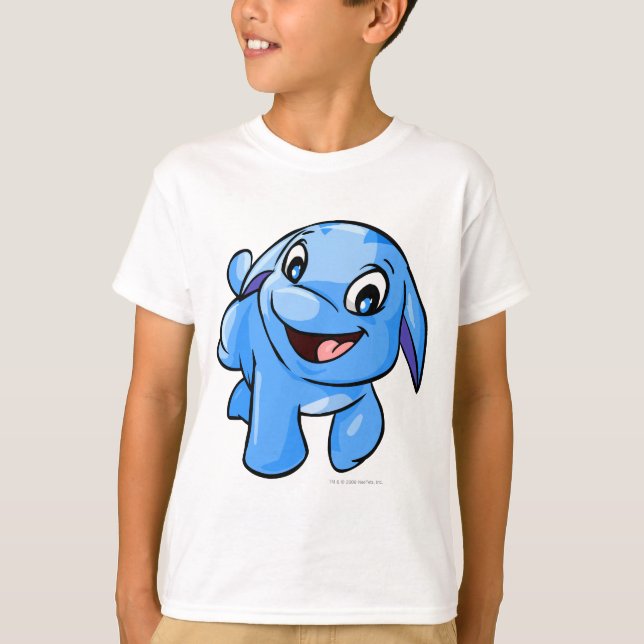 T-shirt Bleu Poogle (Devant)