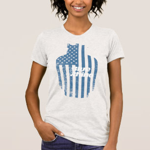 T-shirt Bleu Rhino "American Flag" Tank