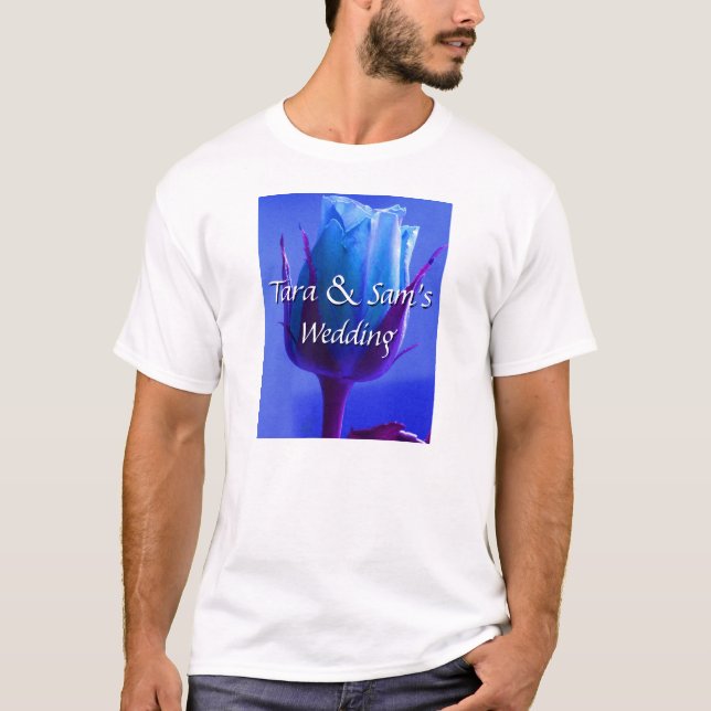 T-shirt Bleu Rose (Devant)