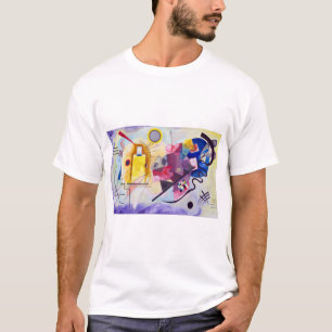 T-shirt Bleu rouge jaune, Kandinsky astucieux