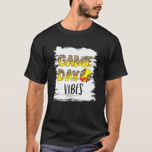 T-shirt Bleu Softball Jour Vibes Saison de softball