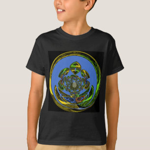 T-shirt Bleu traditionnel