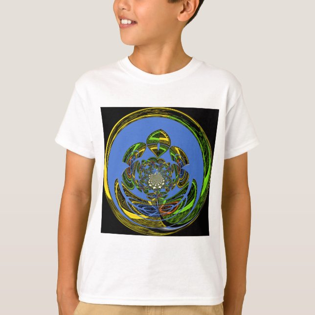 T-shirt Bleu traditionnel (Devant)