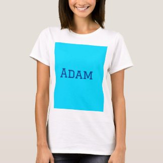 T-shirt Bleu violet ajouter un nom de texte retour à l'éco