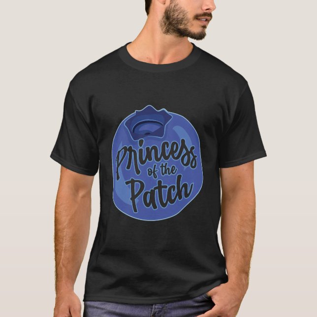 T-shirt Bleuet cueillette Princesse De Patch Cute (Devant)