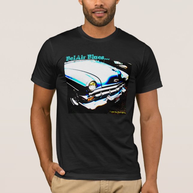 T-shirt BLEUS '53 de BEL AIR (noir seulement) (Devant)