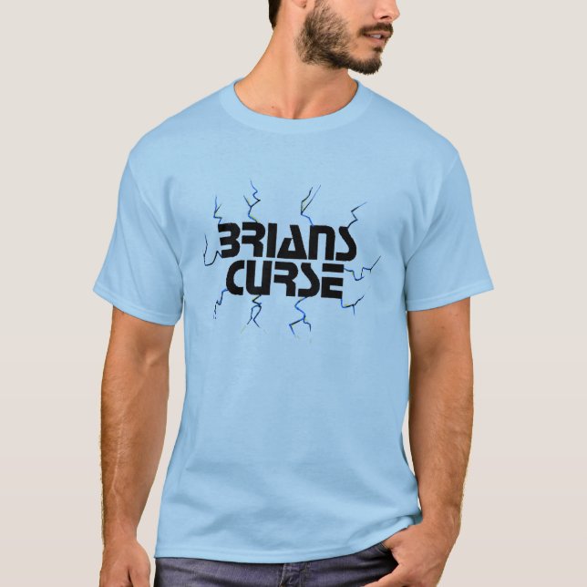 T-shirt Bleus de malédiction de Brians (Devant)