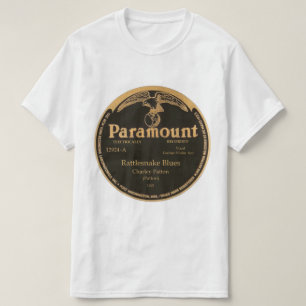 T-shirt "Bleus de serpent à sonnettes" Charley Patton sur