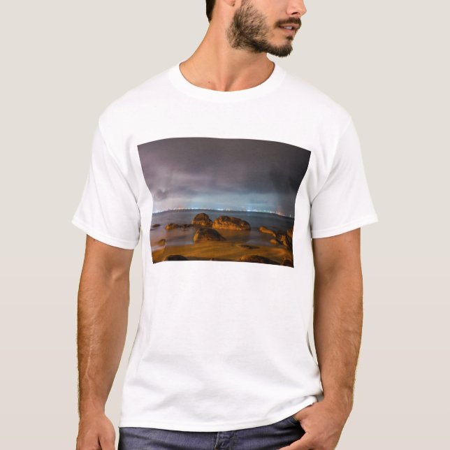 T-shirt Bleus de ville de Chiba (Devant)