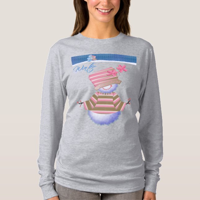 T-shirt Bleus d'hiver (Devant)