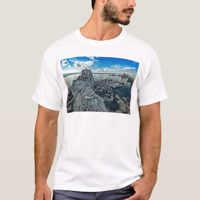 T-shirt Bleus mono de lac (Devant)
