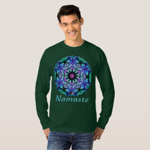 T-shirt Bleus Namaste Kaléidoscope