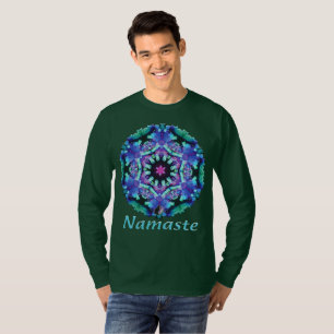 T-shirt Bleus Namaste Kaléidoscope