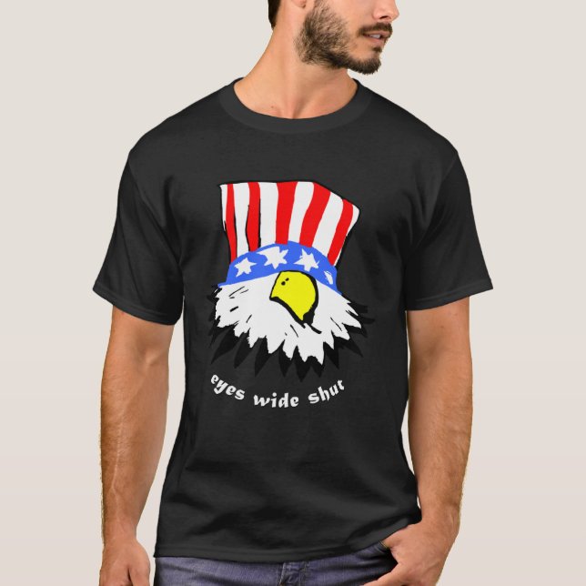 T-shirt Blind Hawk  Eyes Wide Shut  USA (Devant)