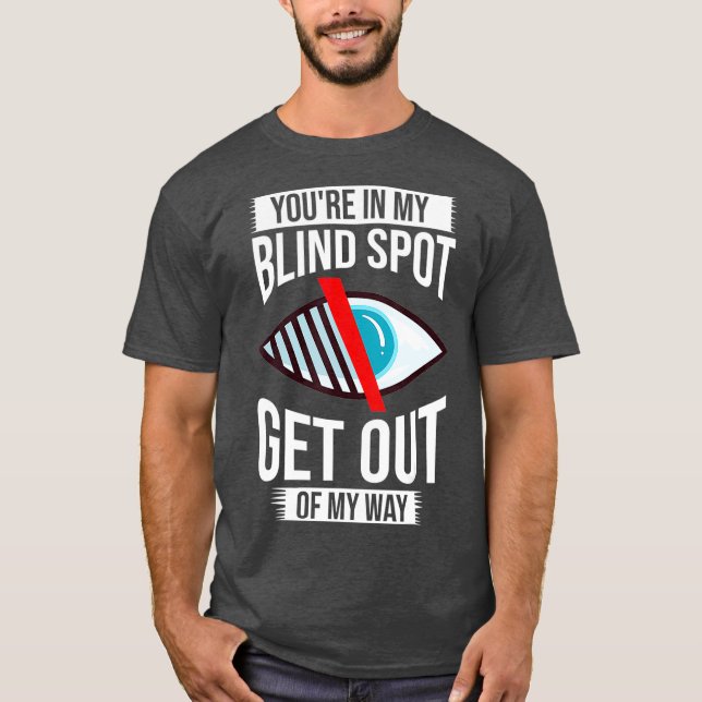 T-shirt Blindness Gift For Blind People Braille (Devant)