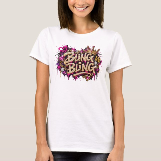 T-shirt Bling bling (Devant)